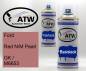 Preview: Ford, Red N/M Pearl, GK / M6653: 400ml Sprühdose + 400ml Klarlack - Set, von ATW Autoteile West.